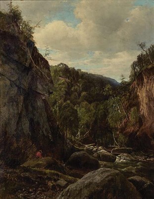 Lot 34 - Joseph Antonio Hekking American, 1830-1903...