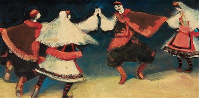 Lot 199 - Adham Wanly Egyptian, 1908-1959 Untitled...