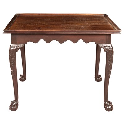 Lot 239 - Irish George II Mahogany Tea Table The...
