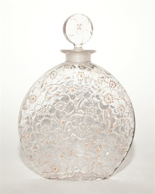 Lot 422 - Lalique Glass Scent Bottle Signed R. Lalique...