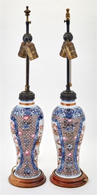 Lot 350 - Pair of Chinese Blue and White and...