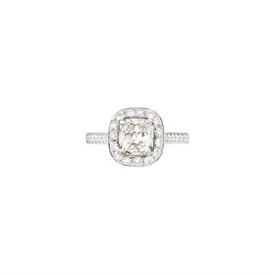 Lot 64 - Platinum and Diamond Ring