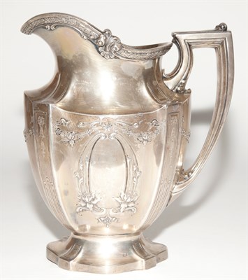 Lot 460 - Mauser Sterling Silver Water Pitcher Height 9...