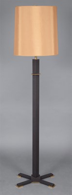 Lot 354 - Bronze and Patinated-Metal Floor Lamp