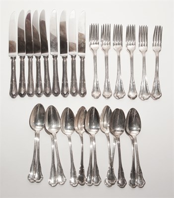 Lot 473 - Continental Silver Partial Flatware Service...