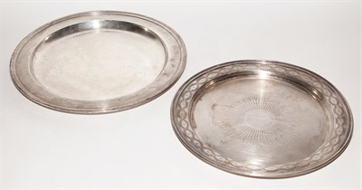 Lot 508 - Two Tiffany & Co. Sterling Silver Chargers...