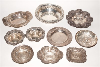 Lot 537 - Group of Ten Silver Bowls Including Gorham...