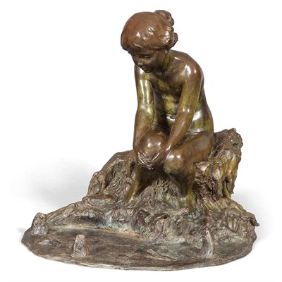 Lot 88 - Edward Berge American, 1876-1924 Girl With...