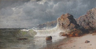 Lot 39 - James Gale Tyler American, 1855-1931 Waves...
