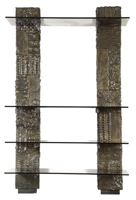 Lot 340 - Paul Evans American, 1931-1987 Shelving Unit,...