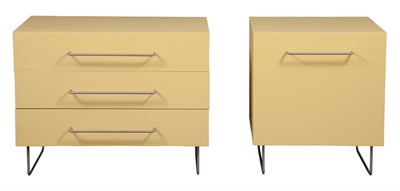 Lot 312 - Two Jasper Morrison Yellow Painted Wood and...