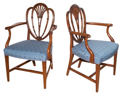 Lot 269 - Pair of Federal Style Mahogany Armchairs