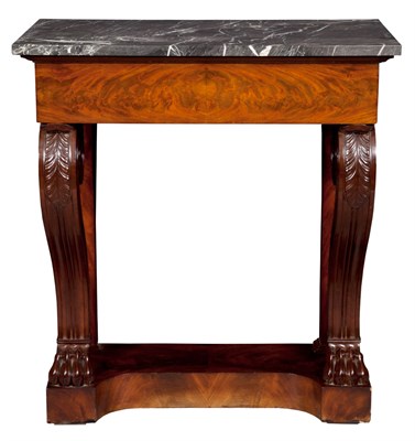 Lot 459 - Empire Mahogany Console First quarter of the...
