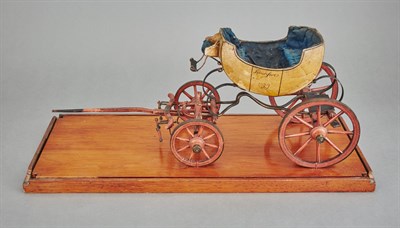 Lot 487 - French Painted Model of a Phaeton Possibly...