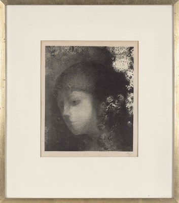 Lot 214 - Odilon Redon (1840-1916) TÊTE D'ENFANT AVEC...