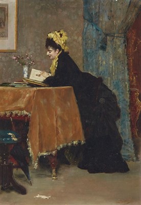 Lot 77 - Rogelio de Egusquiza Spanish, 1845-1915 At the...