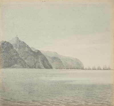 Lot 94 - ST. HELENA-NAVAL Large notebook or drawing pad...