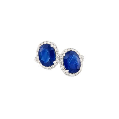 Lot 223 - White Gold, Sapphire and Diamond Ring, Piranesi