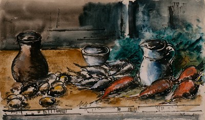Lot 28 - Maurice de Vlaminck French, 1876-1958 La Table...