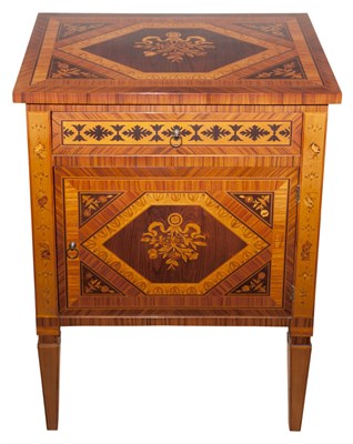 Lot 472 - Italian Neoclassical Style Marquetry Inlaid...
