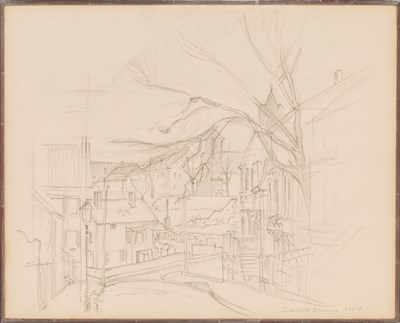 Lot 56 - Stuart Davis American, 1892-1964 Town View,...