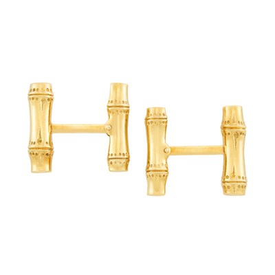 Lot 112 - Pair of Gold Cufflinks, Van Cleef & Arpels
