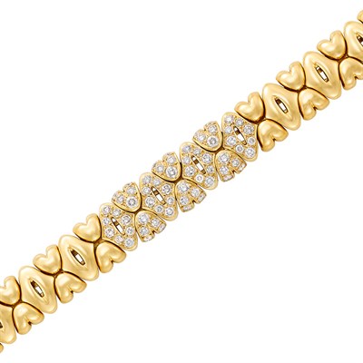 Lot 344 - Gold and Diamond Bracelet, Van Cleef & Arpels