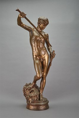 Lot 313 - Bronze David Vainqueur Goliath After a model...