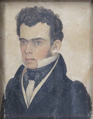 Lot 7 - American School 19th Century Portrait of a...
