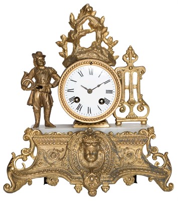 Lot 168 - Louis Philippe Gilt-Spelter and White Onyx...