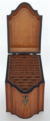 Lot 469 - Pair of George III Inlaid Satinwood Knife...