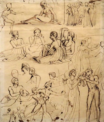 Lot 47 - Thomas Stothard English, 1755-1834 Studies of...