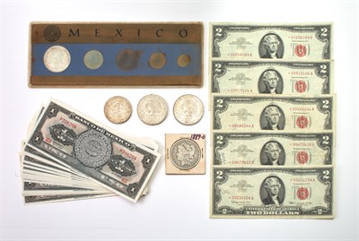 Lot 1033 - Coin and Postage Stamp Group Mixed lot with...