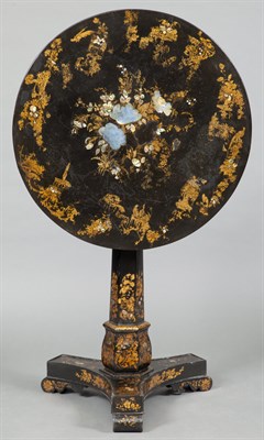 Lot 591 - Victorian Mother-of-Pearl Inlaid Parcel Gilt...