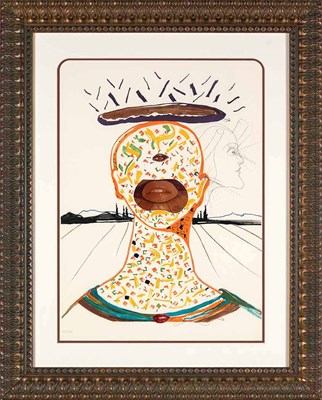 Lot 56 - Salvador Dalí CYCLOPEAN MAKE-UP (F. 75-11F)...