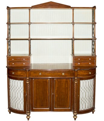 Lot 556 - Regency Style Mahogany and Parcel Gilt...