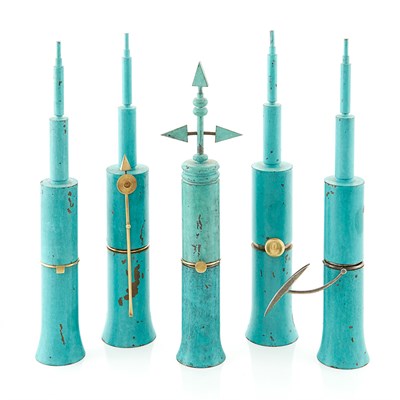Lot 385 - Wendy Ramshaw English, b. 1939 Group of Five...