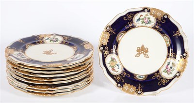 Lot 481 - Set of Ten Pirkenhammer Gilt and Polychrome...