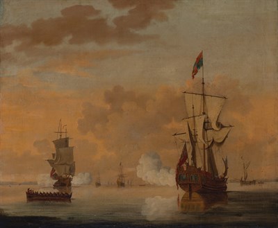 Lot 36 - Attributed to Peter Monamy Two British...