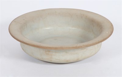 Lot 549 - Chinese Celadon Glazed Stoneware Shallow Bowl...