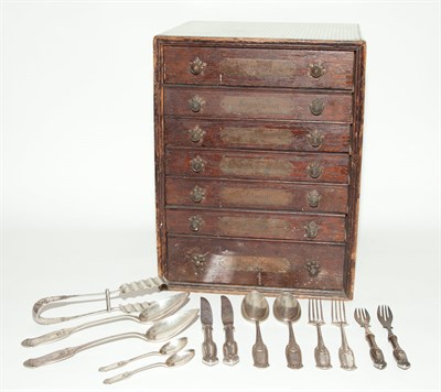Lot 400 - German Silver Flatware Service S&D Loewenthal,...