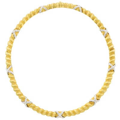 Lot 340 - Two-Color Gold Necklace, Buccellati