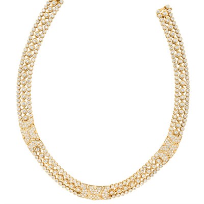 Lot 345 - Gold and Diamond Necklace, Cartier, France