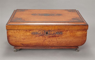 Lot 629 - Continental Bright Cut Steel Mounted Fruitwood...