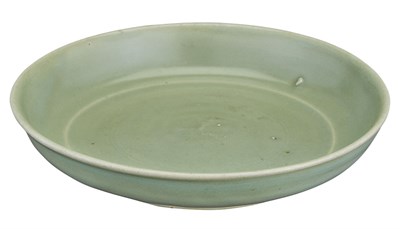 Lot 64 - Chinese Celadon Glazed Dish Early Ming Dynasty...