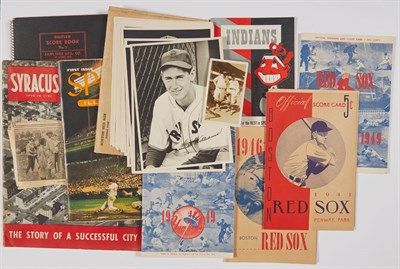 Lot 1062 - Baseball Sports Memorabilia Eclectic group of...