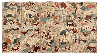 Lot 347 - French Silk, Velvet, Brocade and Metal Thread...