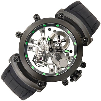 Lot 122 - Gentleman's Titanium 'Sapphire Ultranero Tourbillon' Wristwatch, Bulgari, Ref. BGG53TITB, Limited Edition 15/30