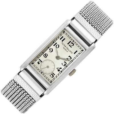 Lot 123 - Gentleman's Stainless Steel Wristwatch, Patek Philippe