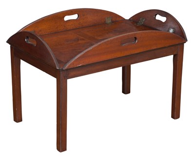Lot 154 - George III Style Mahogany Butler's Tray Low...